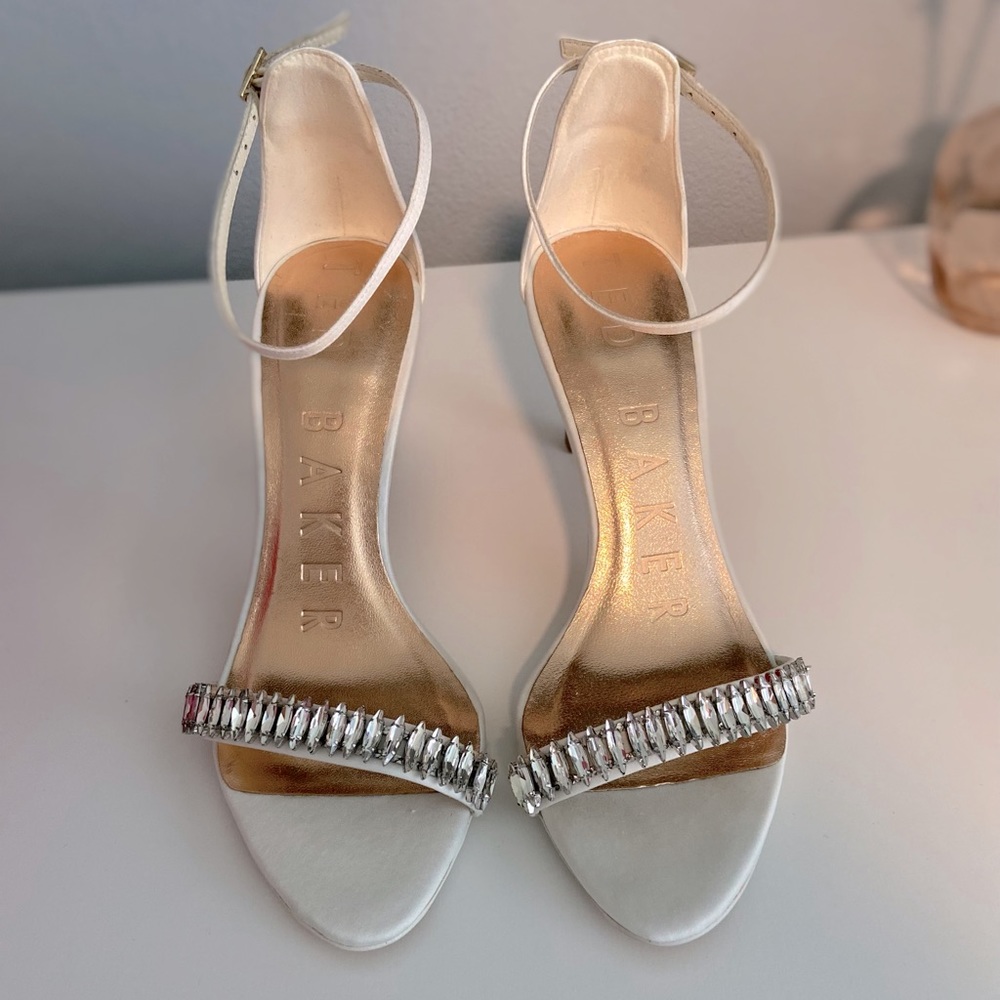 Ted Baker London Saralia Crystal Embellished Ankle Strap Sandal